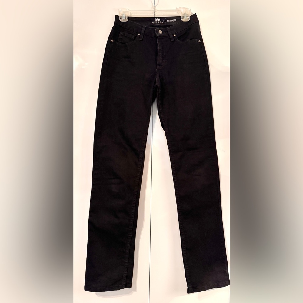 Lee Riders Tall Women’s Black Jeans Irregular length 4 L